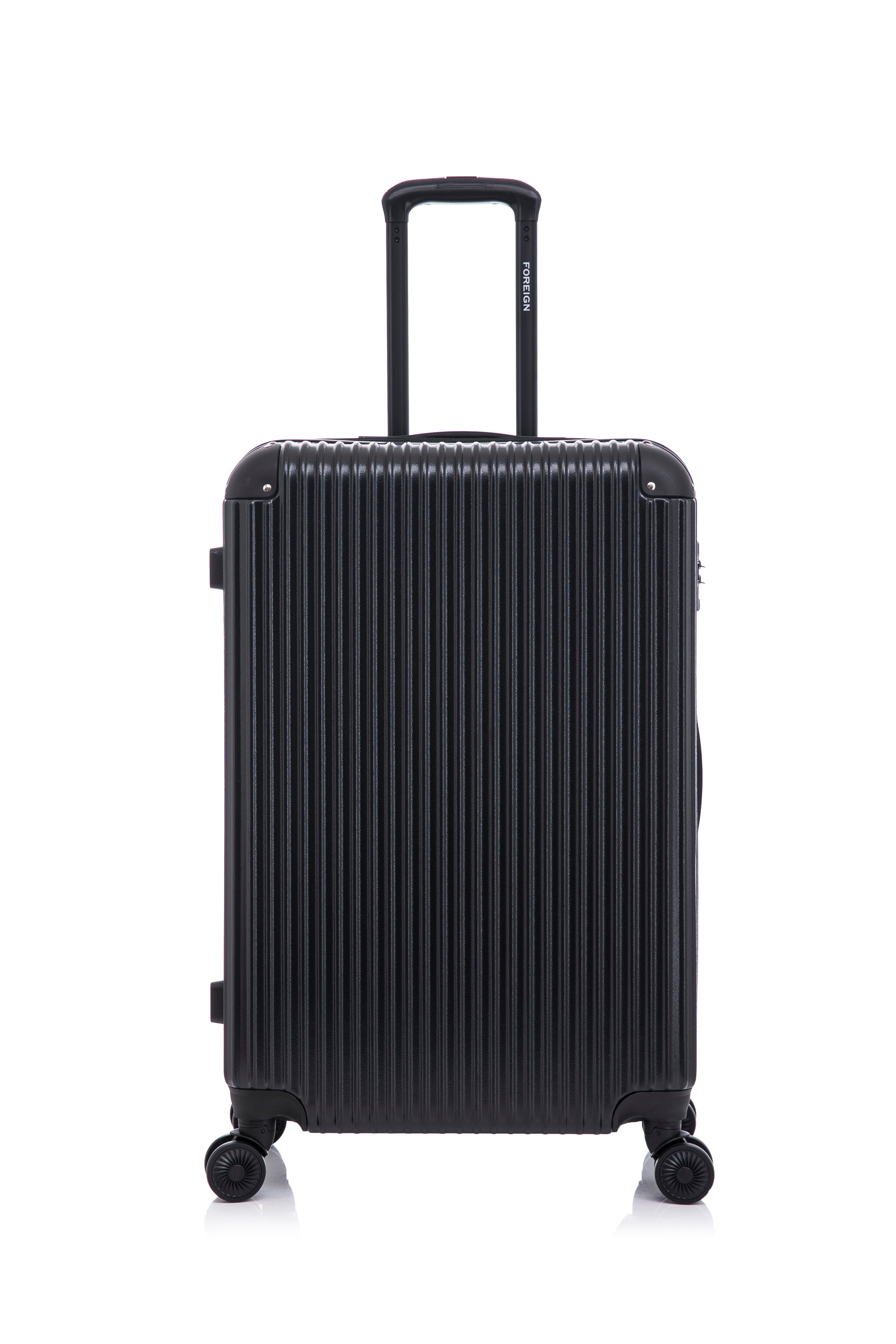 Large Check-In Jet Black